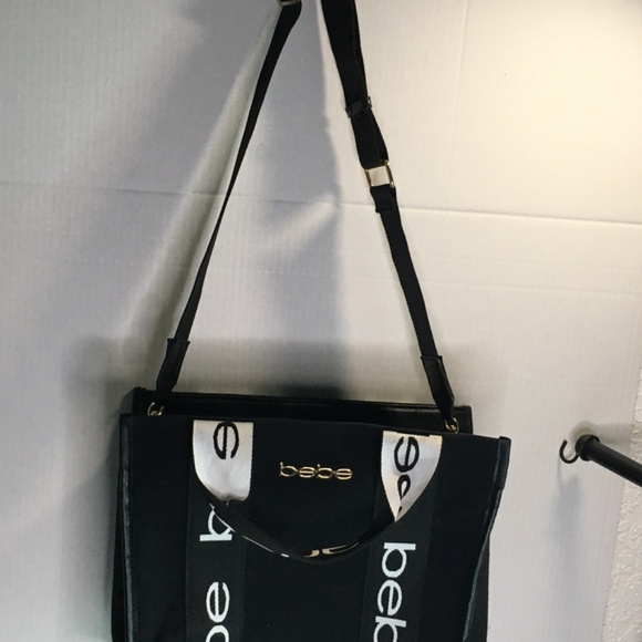 Bebe Black and White Tote bag - Picture 6 of 10